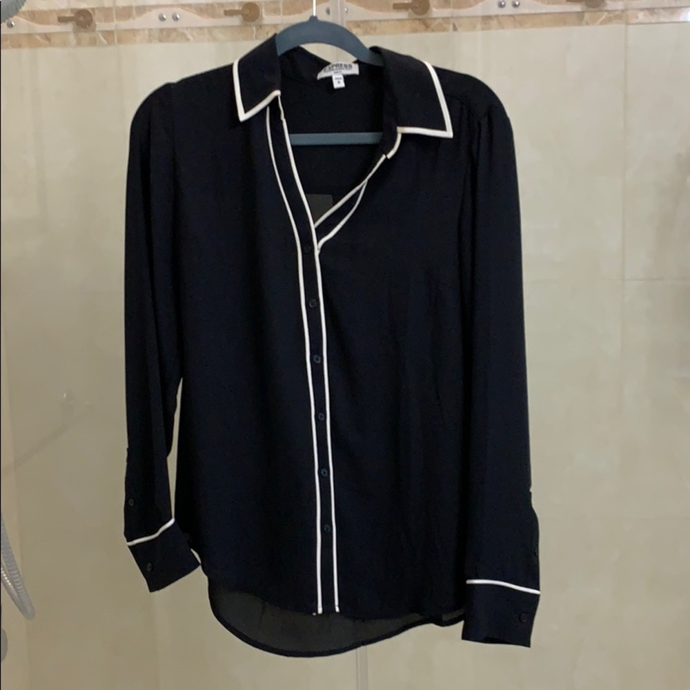 black button up